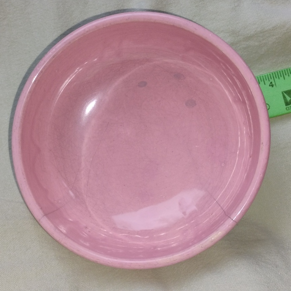 VINTAGE McCoy USA PINK 🩷 6" BOWL GLAZED CHARMING VC